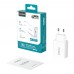 Мережевий зарядний пристрій Choetech PD3042 mini PD45W USB-C White