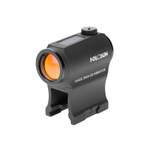 Коллиматорный прицел Holosun HS403C 2MOA red dot с солнечной батареей