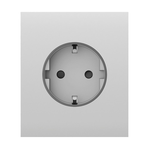 Фронтальная панель Ajax CenterCover (basic) [type F] white/белая для розетки Outlet (type F)