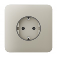 Фронтальная панель Ajax SoloCover (basic) [type F] ivory/слоновая кость для розетки Outlet (type F)