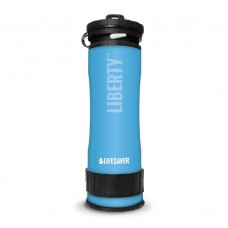 Портативна пляшка для очищення води LifeSaver Liberty Blue 0.4l