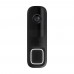 Відеодзвінок з WiFi 4Mp Ajax DoorBell Black із вбудованим штучним інтелектом та ІЧ датчиком руху