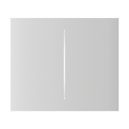 Кнопка Ajax CenterButton (2-gang) vertical white/біла для Ajax LightSwitch vertical