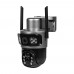 IP PTZ-відеокамера автономна з 4G та сонячною панеллю 3Mp+3Mp Light Vision VLC-9430IG/2C3S (Solar) f=4mm, на акумуляторних батареях