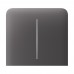 Кнопка Ajax SideButton (2-gang) vertical grey/сіра для Ajax LightSwitch vertical