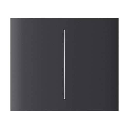 Кнопка Ajax CenterButton (2-gang) vertical graphite/графіт для Ajax LightSwitch vertical