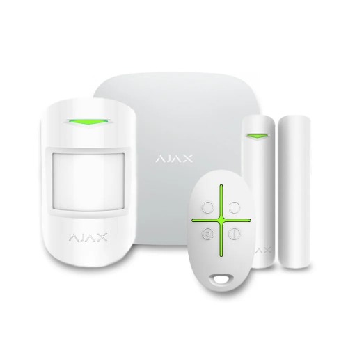 Комплект беспроводной сигнализации Ajax StarterKit белый с 2G и Ethernet.