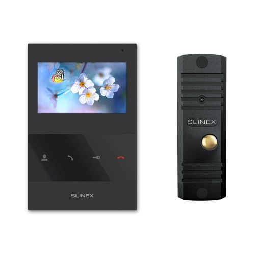 Комплект видеодомофона Slinex SQ-04 Black + ML-16HD Black