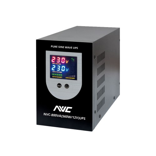 Источник бесперебойного питания NVC-800VA(560W/12V) UPS