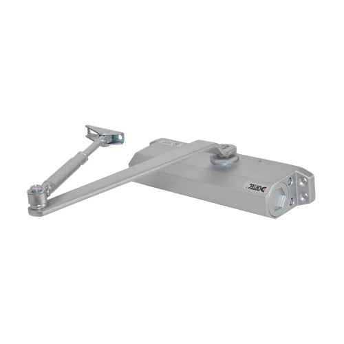Дверной доводчик Dortec DT-516H Silver с фиксацией дверей в открытом положении