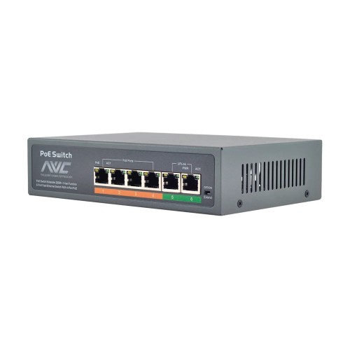 PoE-коммутатор 6-портовый NVC-604Ex