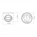 IP-відеокамера 8Mp TVT TD-9584S4L-C(D/PE/AW2) White f=2.8mm, ІЧ+LED-підсвічування, з мікрофоном