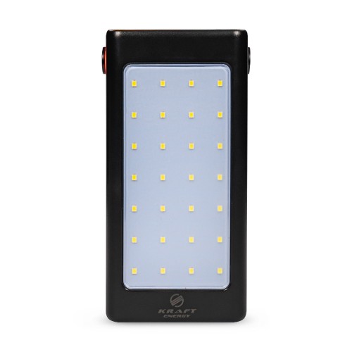 Повербанк 70000mAh Power Bank Kraft KPB-2470FCL Black 22.5W QC3.0 LED-ліхтар