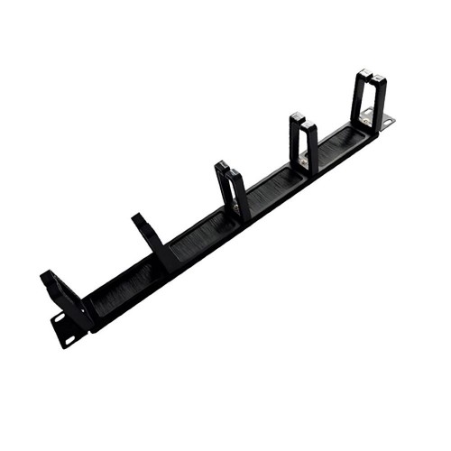 Кабельный органайзер PiPo 19" 1U/5 колец металл+пластик, Box Q50