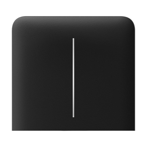 Кнопка Ajax SideButton (2-gang) vertical black/чорна для Ajax LightSwitch vertical