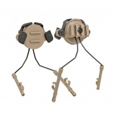 Адаптер на шолом Tan для навушників Peltor/Earmor/Walkers HL-ACC-43-T