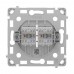 Механізм розетки Ajax OutletCore (LAN) vertical Black для інтернет-розетки Outlet (LAN)