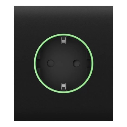 Фронтальная панель Ajax CenterCover (smart) [type F] [55] ASP black/черная для умной розетки Outlet (type F)
