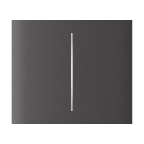 Кнопка Ajax CenterButton (2-gang) vertical grey/сіра для Ajax LightSwitch vertical