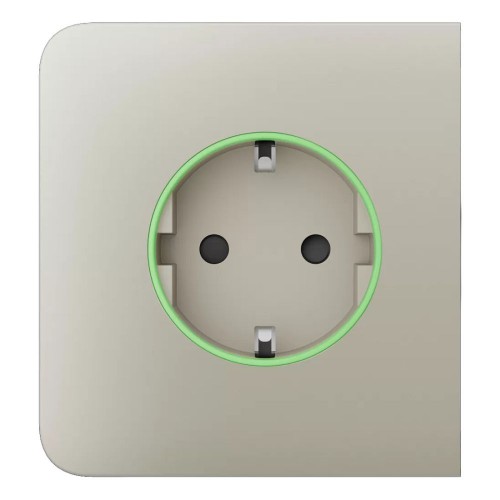 Фронтальная панель Ajax SideCover (smart) [type F] [55] ASP ivory/слоновая кость для умной розетки Outlet (type F)