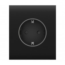Фронтальная панель Ajax CenterCover (basic) [type F] black/черная для розетки Outlet (type F)