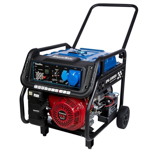 Генератор бензиновый 5 кВт EnerSol EPG-5500SEH с двигателем Honda GX390