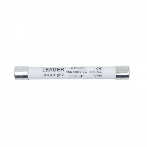Плавкий запобіжник 15A 1500V Leader FSKDC15AL для сонячних панелей