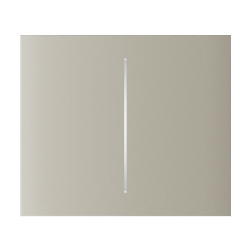 Кнопка Ajax CenterButton (2-gang) vertical ivory/слонова кістка для Ajax LightSwitch vertical