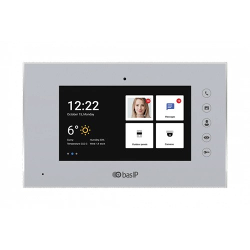 Видеодомофон AQ-07LA Silver BAS-IP