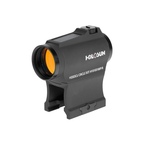 Коллиматорный прицел Holosun HS503CU 2MOA/65MOA red dot мультиприцельная сетка с солнечной батареей