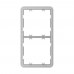 Рамка Ajax Frame (2 seats) vertical для розумного вертикального комбінованого вимикача світла LightSwitch