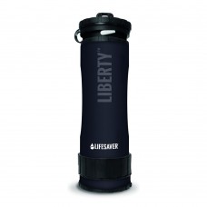 Портативна пляшка для очищення води LifeSaver Liberty Black 0.4l