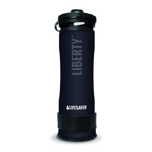 Портативная бутылка для очистки воды LifeSaver Liberty Black 0.4l