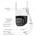 IP PTZ-відеокамера з WiFi 2Mp+8Mp Light Vision VLC-9284WI10Z/2C (Camhi Pro) f=3.6mm+8mm, ІЧ+LED-підсвічування, з мікрофоном