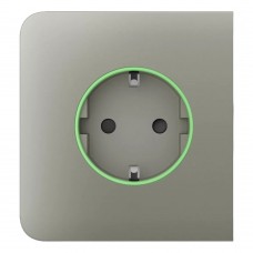 Фронтальная панель Ajax SideCover (smart) [type F] [55] ASP olive/оливковая для умной розетки Outlet (type F)