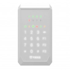 Клавіатура Tiras K-PAD8 White на 8 індикаторів зон