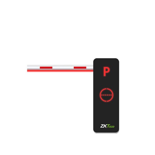 Шлагбаум ZKTeco BGM1045L-LED з прямою стрілою 4.5 м автоматичний зі світлодіодним підсвічуванням (лівий)