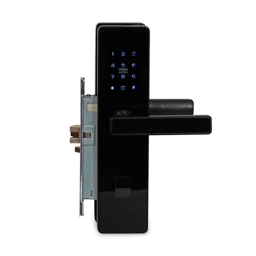 Замок электромеханический автономный Trinix TRL-5301BT Black с Bluetooth и считывателем Mifare