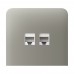 Фронтальна панель Ajax SideCover (LAN) vertical olive/оливкова для інтернет-розетки Outlet (LAN)