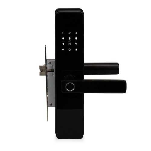 Замок биометрический автономный Trinix TRL-5303BTF Black с Bluetooth, считывателем отпечатков пальцев и карт Mifare