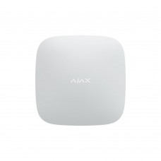 Інтелектуальна централь Ajax Hub 2 (2G) біла з 2G, Ethernet, підтримкою датчиків з фотоверифікацією