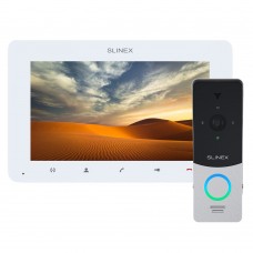 Комплект відеодомофона Slinex SM-07MHD White + ML-20HD Silver-Black