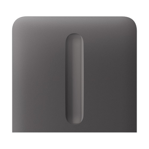 Кнопка Ajax SideButton (Dimmer) vertical grey/сіра для LightSwitch Dimmer Jeweller