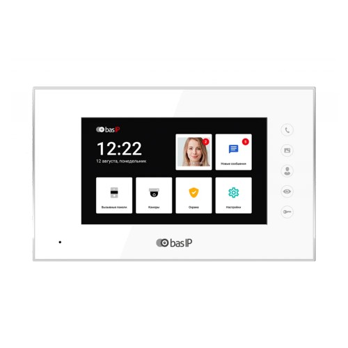 Видеодомофон AQ-07LL White BAS-IP
